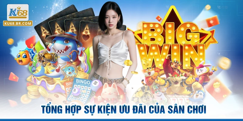 Tổng hợp sự kiện ưu đãi của sân chơi Ku68